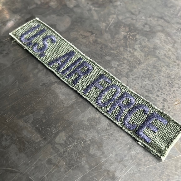 U.S. AIR FORCE embroidered tape patch - Vintage - Picture 5 of 10